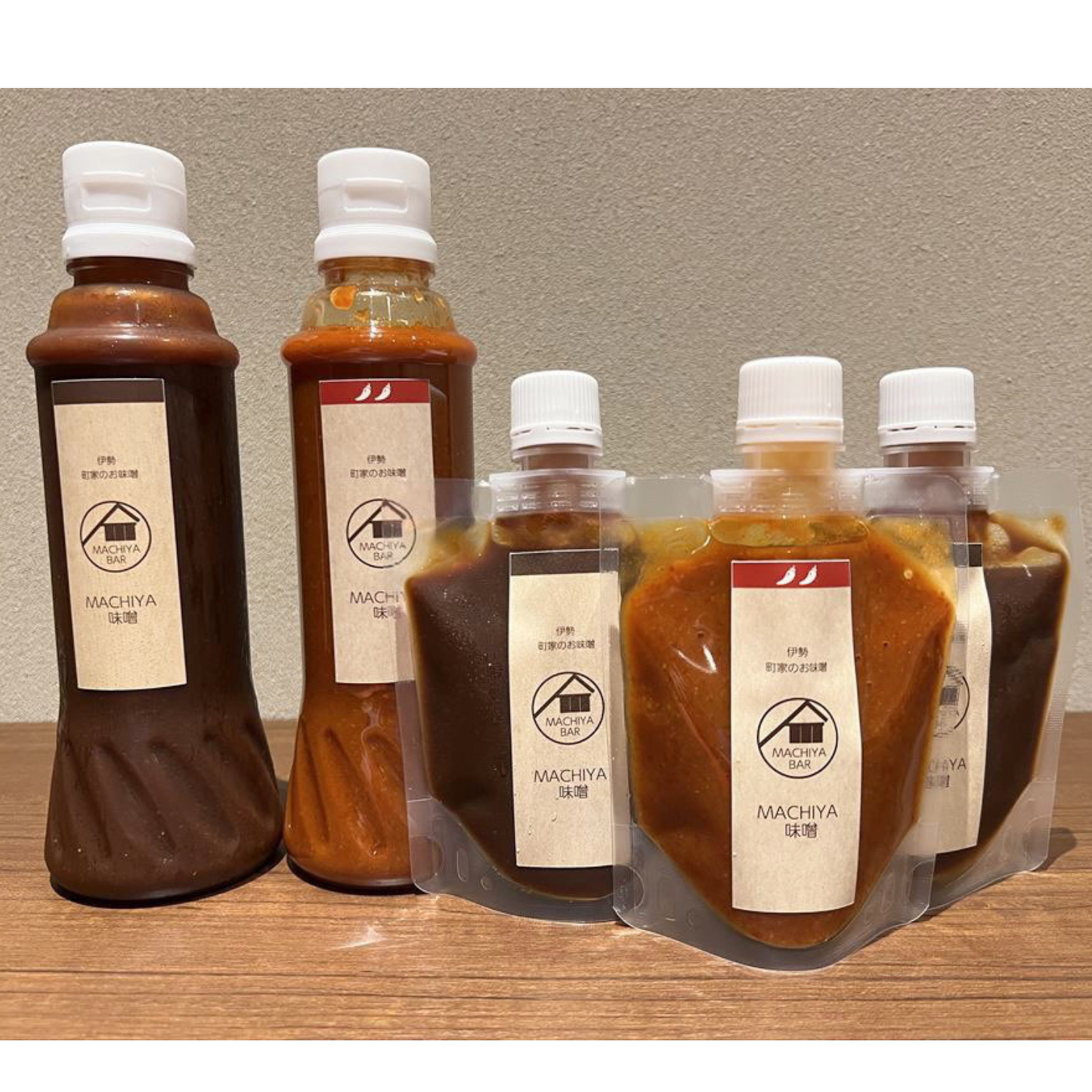 旨口&辛口 サイズ毎の組み合わせ自由◎ 万能調味料 MACHIYA味噌 ご家庭用お得セット | 伊勢MACHIYA味噌 三重 伊勢 お伊勢さん
