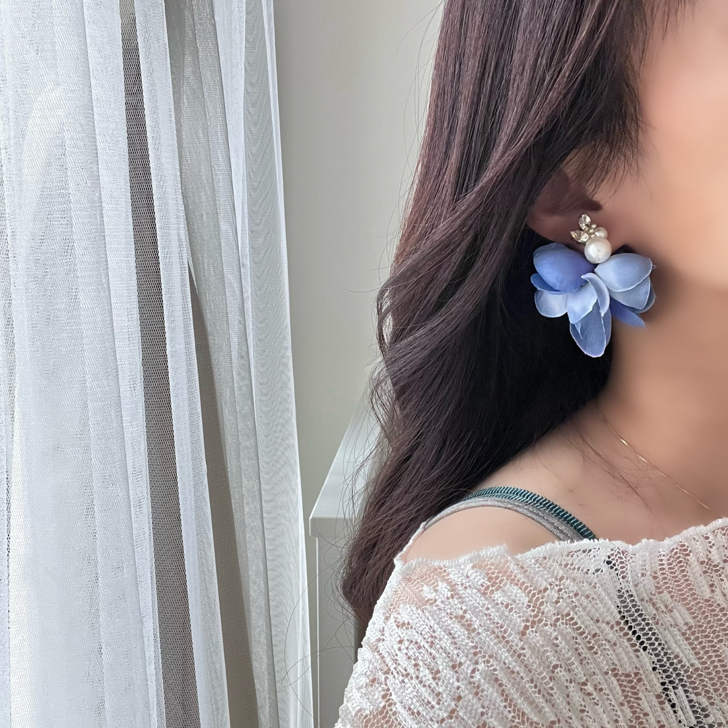 サージカルステンレス 人気 かわいい ピアス/イヤリング『 Micheline 』(ミシュリーヌ)|JASMINE ハンドメイドアクセサリー