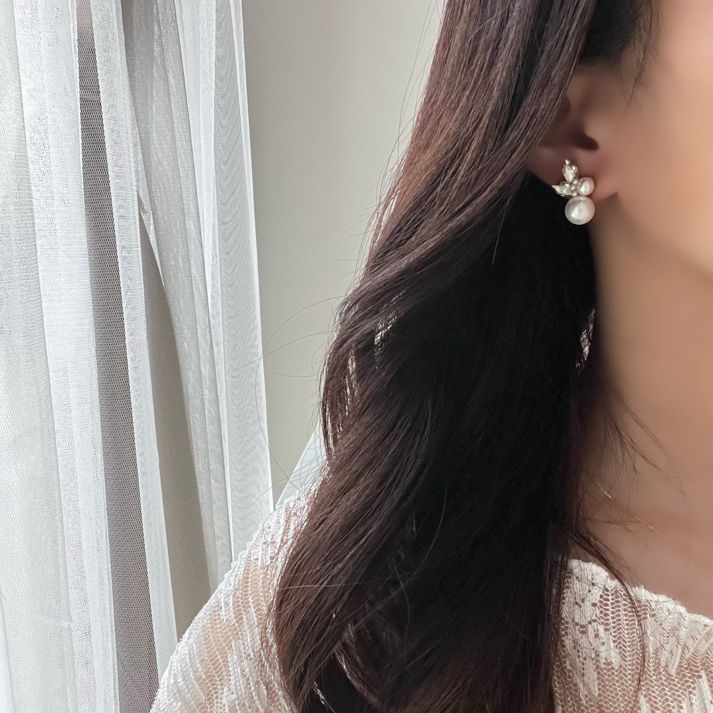 サージカルステンレス 人気 かわいい ピアス/イヤリング『 Micheline 』(ミシュリーヌ)|JASMINE ハンドメイドアクセサリー
