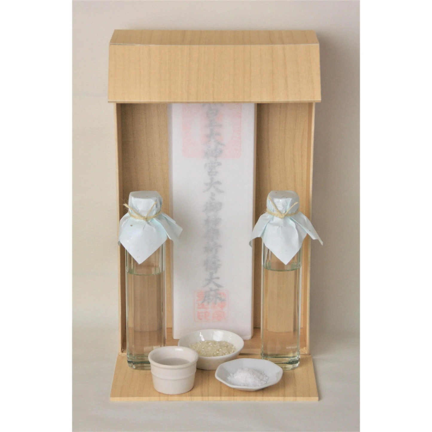 お供え物 セット 里慕音 (リボーン) 斎庭のさち 神棚箱タイプ | ヒカリ酒販 三重 伊勢 日本酒 奇跡の米 イセヒカリ