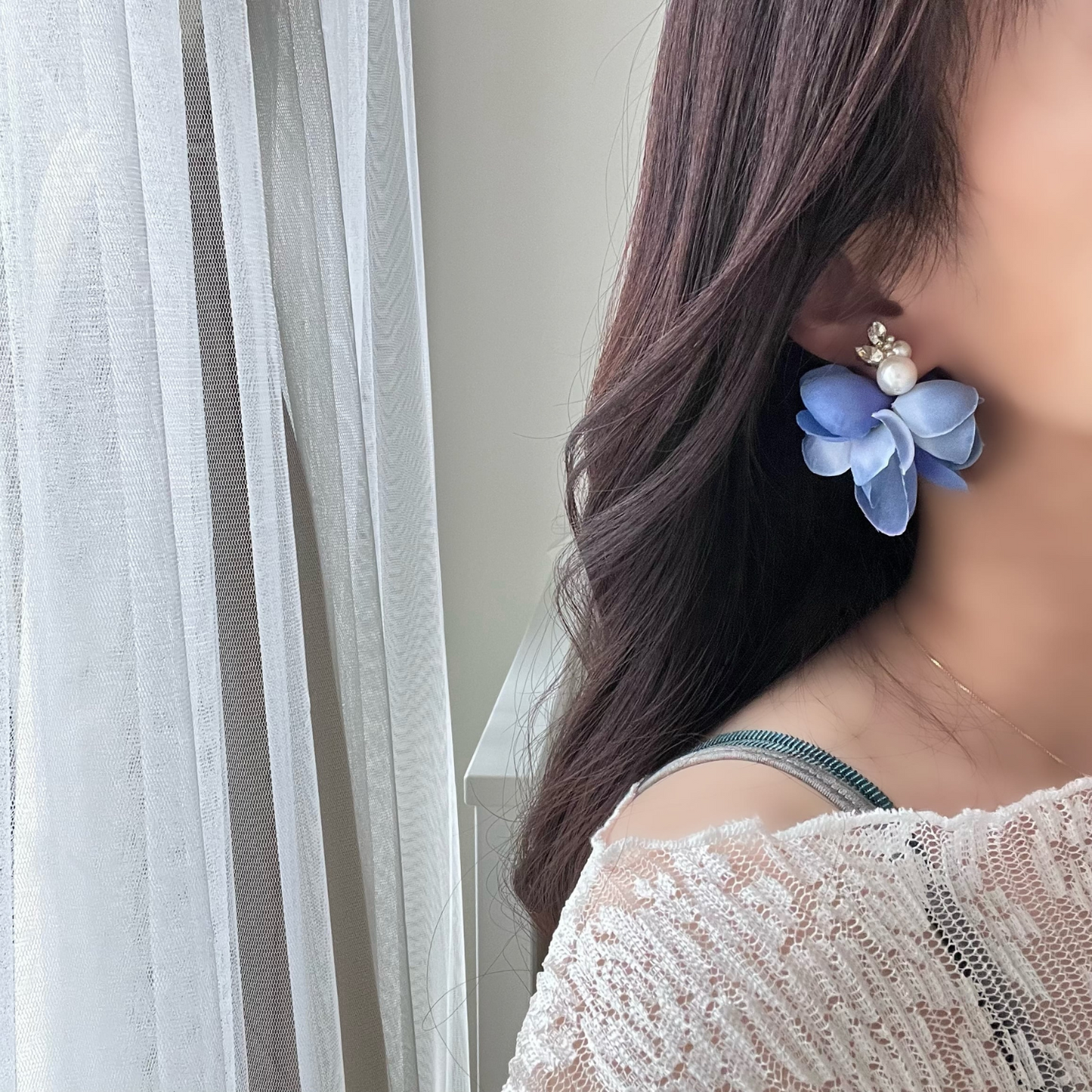 サージカルステンレス 人気 かわいい ピアス/イヤリング『 Micheline 』（ミシュリーヌ）|JASMINE ハンドメイドアクセサリー