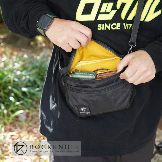 おすすめ アウトドア 旅行 Trapez トラペッツ（小型バック） | 三重県鈴鹿発のガレージブランド ROCKKNOLL ロックノル 三重 鈴鹿