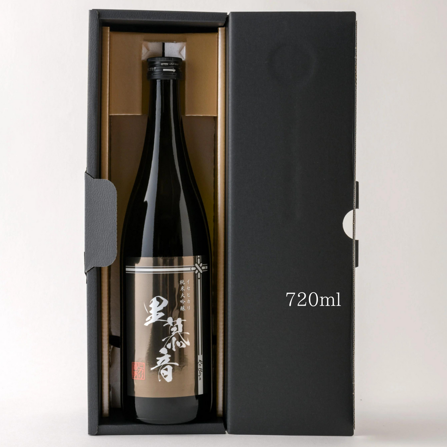 上品な味 純米大吟醸「 里慕音（リボーン） 」 30％精米 1.8L / 720ml / 500ml 300ml / 180ml | ヒカリ酒販 三重 伊勢 日本酒 奇跡の米 イセヒカリ