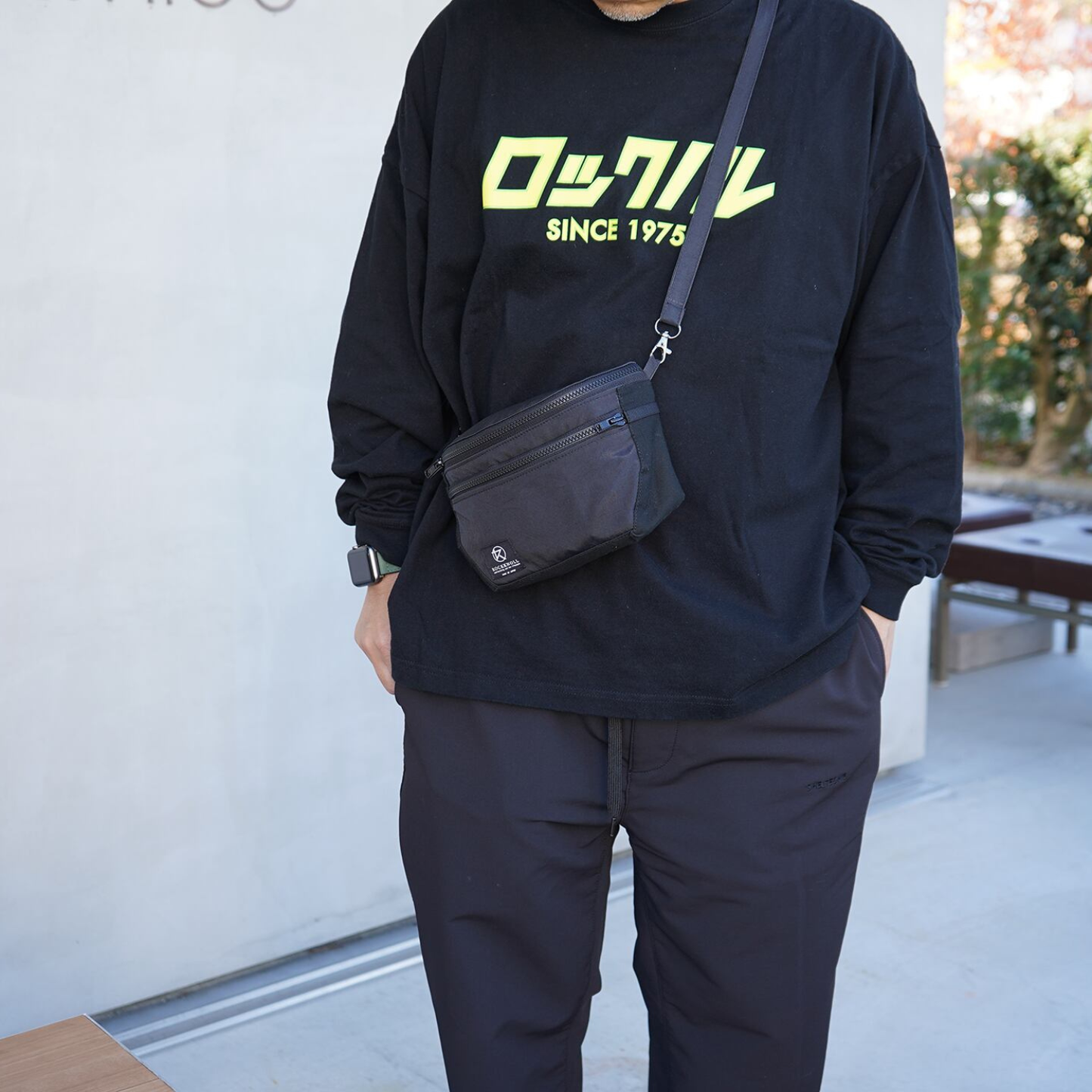 おすすめ アウトドア 旅行 Trapez トラペッツ（小型バック） | 三重県鈴鹿発のガレージブランド ROCKKNOLL ロックノル 三重 鈴鹿