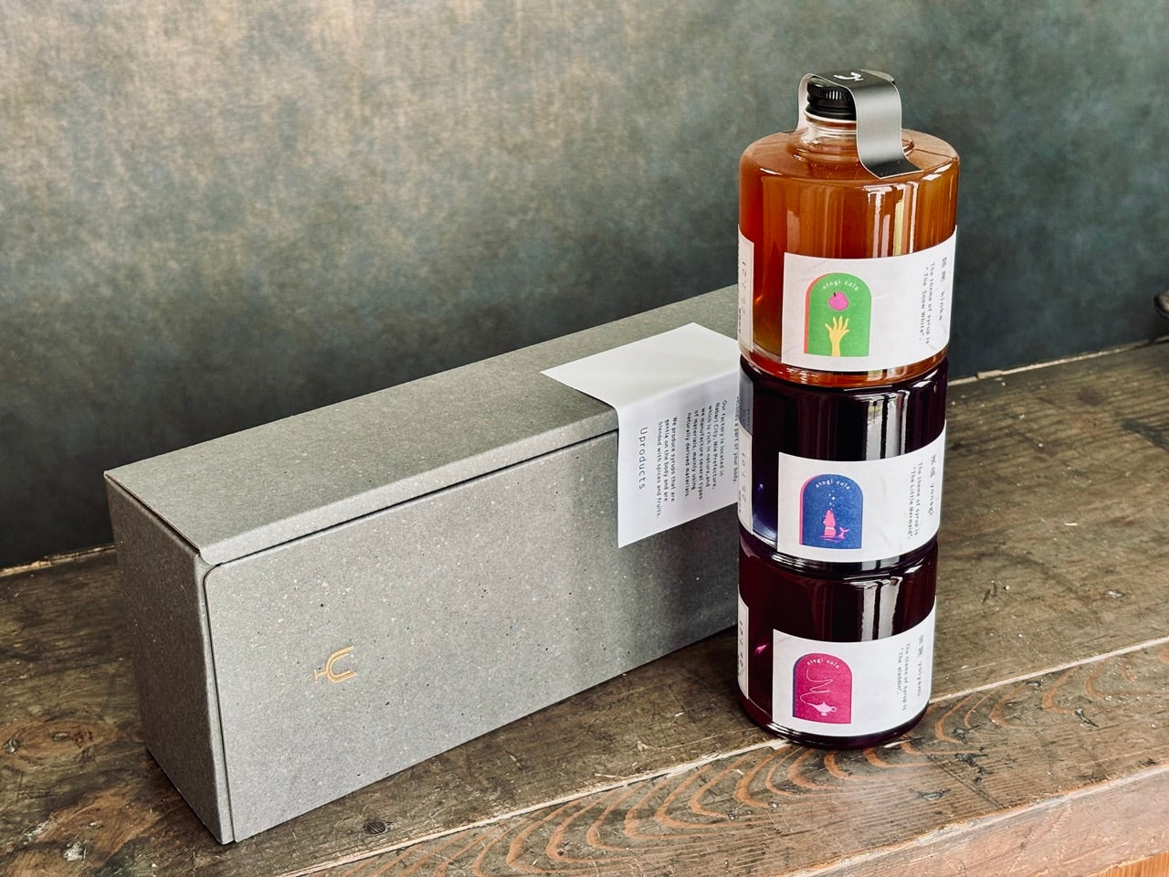 人気 無添加【ギフトボックス】otogi cola 3種類セット 宵闇・夜凪・禁果 各180ml クラフトコーラ|Uプロダクツ 三重 名張